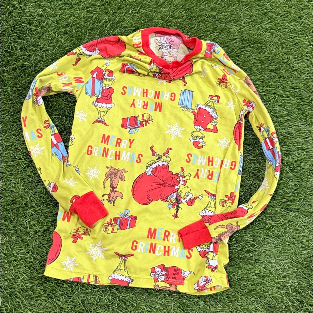 Youth Grinch Fitted Pajama Top
